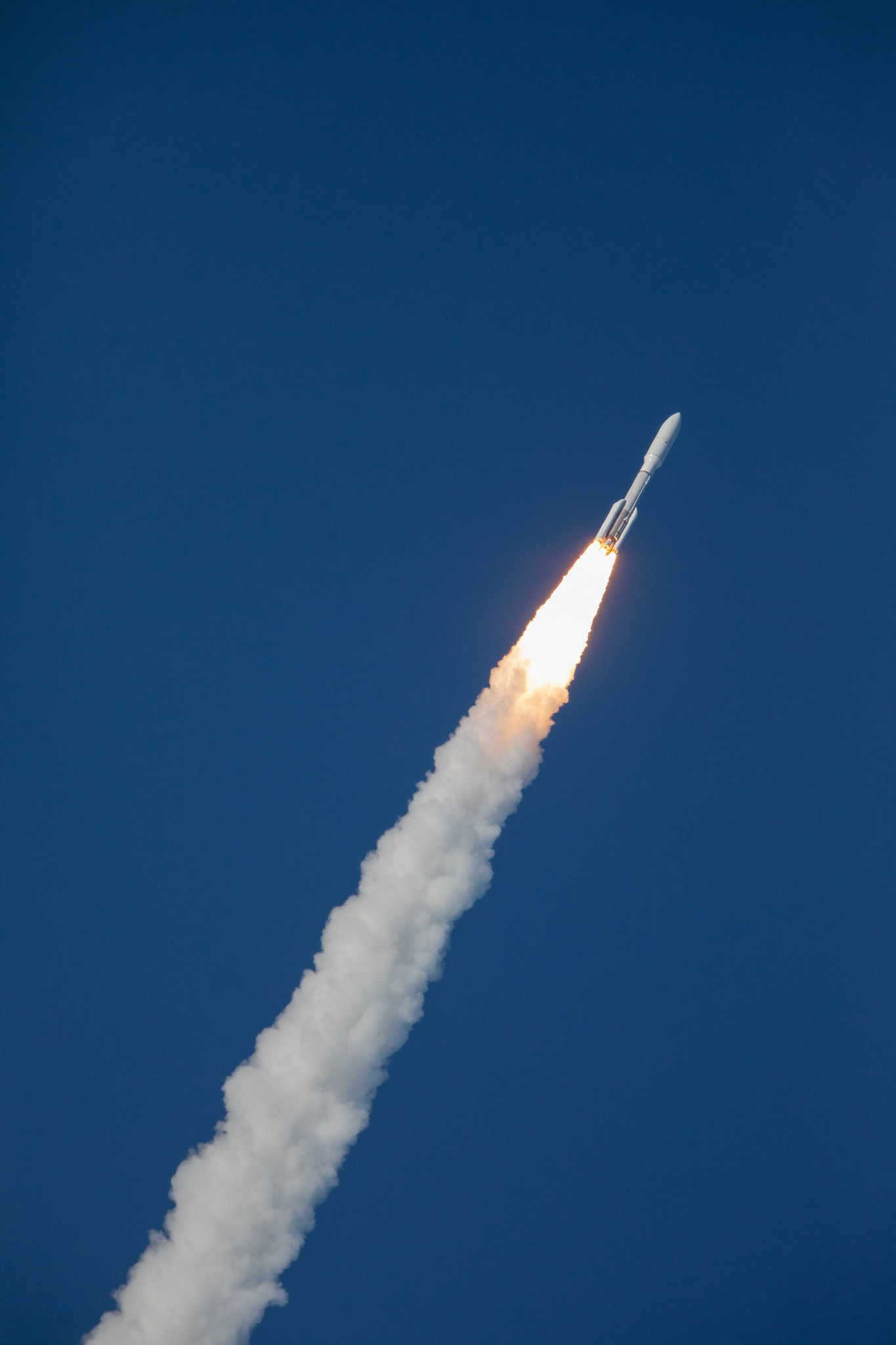 Launch vehicle in air